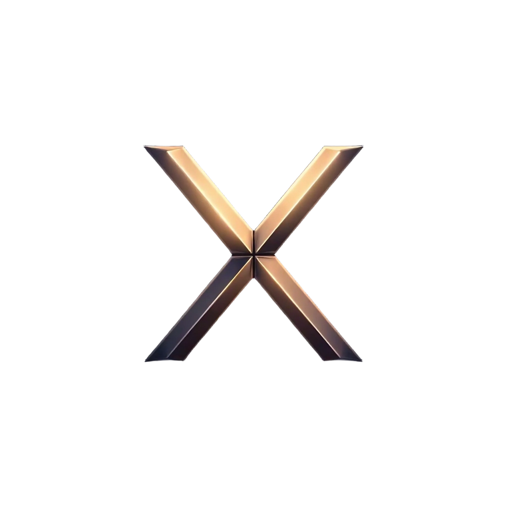 Golden X Emblem